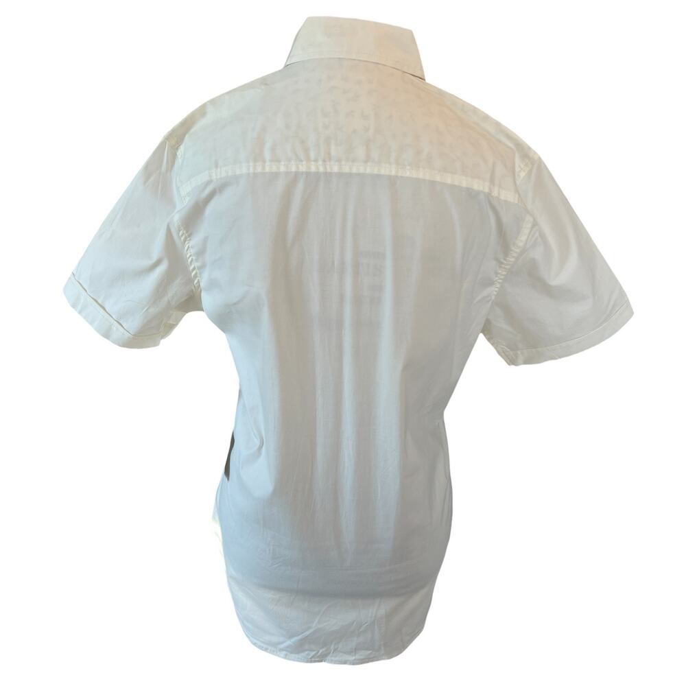 Alexander Julian Men’s Cream Button Down Shirt Size Small NWT Stretch Cotton - Picture 5 of 8